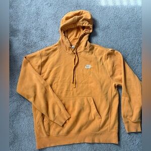 Nike medium mustard colored Hoodie sweatshirt